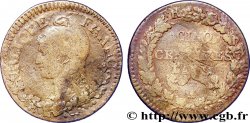 Cinq centimes Dupré, grand module, &nbsp;refrappage&nbsp; du décime 1797 Limoges F.114/8