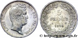 5 francs type Tiolier sans le I, tranche en relief 1830 Paris F.314/1