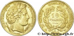 10 francs or Cérès, IIe République, oreille basse 1850 Paris F.504/2
