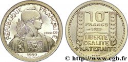 Préparation de la 10 francs Pétain, moyen module, listel large, 26 mm, 7 g - Essai n.d. Paris Maz.2606 e