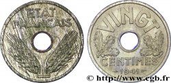 Essai de VINGT centimes État français 1941 Paris F.152/1