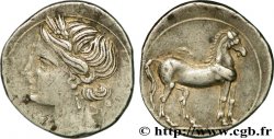 ZEUGITANE - CARTHAGE Quart de shekel d’argent ou hemidrachme