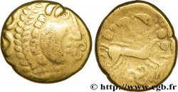 GALLIA - GALLIA DELLO SETTENTRIONALE - ÆDUI (BIBRACTE, Regione dello Mont-Beuvray) Statère du type du quart de Beaune