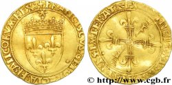 FRANÇOIS IER LE RESTAURATEUR DES LETTRES Écu d or au soleil, 2e type (faux d’époque ?) 21/07/1519 atelier indéterminé TTB/TB+