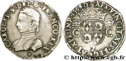 CHARLES IX Teston du Dauphiné 1564 Grenoble