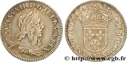 LOUIS XIII  Douzième d écu, buste drapé et cuirassé (2e buste de Jean Warin) 1643 Paris, Monnaie de Matignon