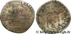 LOUIS XIV LE GRAND OU LE ROI SOLEIL Quinzain aux huit L surfrappé sur un douzain 1697 Aix-en-Provence
