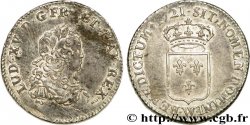 LOUIS XV THE BELOVED Tiers d écu de France 1721 Lille