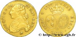 LOUIS XVI Double louis d’or aux écus ovales 1776 Lyon