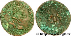 HENRI III Double tournois, type de Poitiers 1586 Poitiers