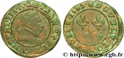 HENRI III Double tournois, type de Saint-Lô 1589 Saint-Lô