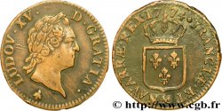 LOUIS XV DIT LE BIEN AIMÉ Sol dit &nbsp;à la vieille tête&nbsp; 1774 Toulouse