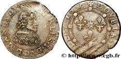 ARDENNES - PRINCIPAUTY OF ARCHES-CHARLEVILLE - CHARLES I OF GONZAGUE Double tournois, type 17, col en dentelles et soleil au revers