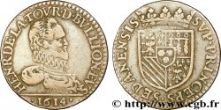 ARDENNES - PRINCIPAUTÉ DE SEDAN - HENRI DE LA TOUR D&nbsp;AUVERGNE Liard, type 4 (col fraisé)
