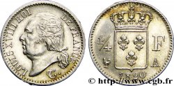 1/4 franc Louis XVIII 1820 Paris F.163/18