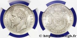 2 francs Napoléon III, tête laurée  1866 Strasbourg F.263/3 AU 
