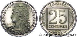 Essai de 25 centimes Patey, 1er type, 16 pans 1904  VG.4524 var.