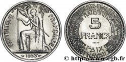 Concours de 5 francs, essai de Delannoy 1933  VG.5356 
