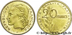 Pré-série sans le mot ESSAI du concours de 20 francs par Guzman 1950  Maz.2762 