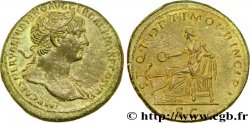 TRAJANUS Sesterce, (GB, Æ 33) AU