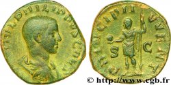 PHILIPPE II Sesterce, (GB, Æ 29) TTB