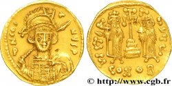CONSTANTIN IV, HÉRACLIUS et TIBÈRE Solidus SUP