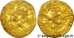 LOUIS XII LE PÈRE DU PEUPLE Écu d or au soleil, légende fautée RENGAT 25/04/1498 Bordeaux TB+