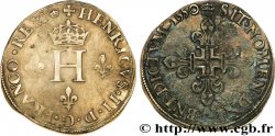 HENRI II Double sol parisis, ou six blancs ou &nbsp;gros de Nesle&nbsp; 1550 Paris, Moulin de Nesle
