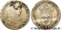 LOUIS XIV LE GRAND OU LE ROI SOLEIL Écu à la cravate dit du &nbsp;Parlement&nbsp; 1679 Paris