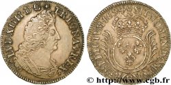 LOUIS XIV LE GRAND OU LE ROI SOLEIL Demi-écu aux palmes 1694 La Rochelle TTB+