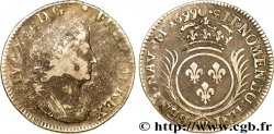 LOUIS XIV &nbsp;THE SUN KING&nbsp; Quart d&nbsp;écu aux palmes 1699 Lille S/fSS