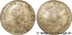 LOUIS XIV LE GRAND OU LE ROI SOLEIL Demi-écu aux insignes 1703 Limoges TTB/TB+