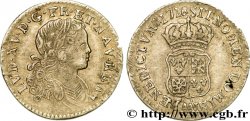 LOUIS XV DIT LE BIEN AIMÉ Dixième d&nbsp;écu dit &nbsp;de France-Navarre&nbsp; 1718 Metz