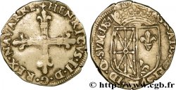 NAVARRE-BEARN - HENRY III Quart d écu de Navarre VF/XF