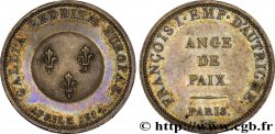 Ange de Paix, module de 2 francs pour François Ier d’Autriche en argent 1814 Paris VG.2357 