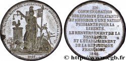 DEUXIÈME RÉPUBLIQUE Médaille SN 27, Hommage au Peuple français