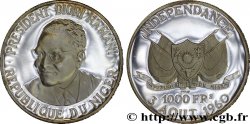 NIGER - REPUBLICA - HAMANI DIORI Essai de 1000 francs 1960 Paris