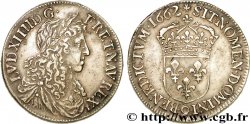 LOUIS XIV  THE SUN KING  Demi-écu au buste juvénile, 1er type 1662 Rennes q.SPL
