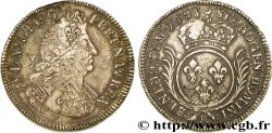 LOUIS XIV &nbsp;THE SUN KING&nbsp; Écu aux palmes 1693 Toulouse VF/XF