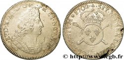 LOUIS XIV &nbsp;THE SUN KING&nbsp; Quart d&nbsp;écu aux insignes 1702 Tours