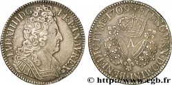 LOUIS XIV LE GRAND OU LE ROI SOLEIL Écu aux trois couronnes 1709 Paris