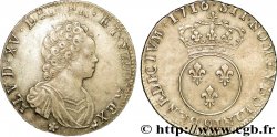 LOUIS XV  THE WELL-BELOVED  Quart d écu dit  vertugadin  1716 Rennes q.SPL