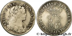 LOUIS XV DIT LE BIEN AIMÉ Écu de Navarre 1718 Paris TTB/TTB+