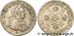 LOUIS XV DIT LE BIEN AIMÉ Quart d’écu dit  aux huit L  1725 Metz