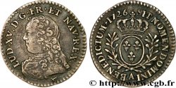 LOUIS XV &nbsp;THE WELL-BELOVED&nbsp; Vingtième d’écu aux branches d’olivier, buste habillé 1726 Paris AU/AU