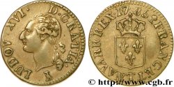 LOUIS XVI Liard dit  à l écu  1785 Nantes TTB+