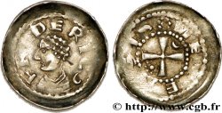LORRAINE - ÉVÊCHÉ DE METZ - FRÉDÉRIC DE PLUVOISE (57e évêque) Denier TTB+/TTB