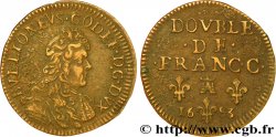 ARDENNES - DUCHY OF BOUILLON - GODEFROY-MAURICE DE LA TOUR D AUVERGNE Double, type 7 XF