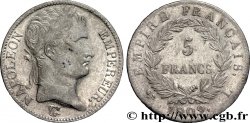 5 francs Napoléon Empereur, Empire français 1809 Bayonne F.307/8
