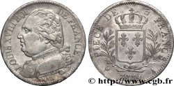 5 francs Louis XVIII, buste habillé 1814 Paris F.308/1